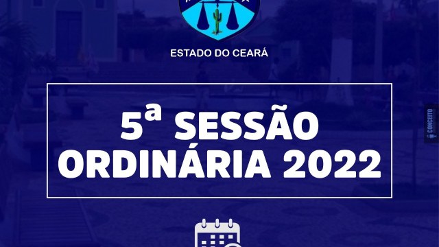 5 ª Sessão ordinária 2022